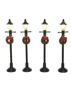 Accessorio Per Villaggio, Giostrina, Lampione A Led In Plastica Lampione Fisso