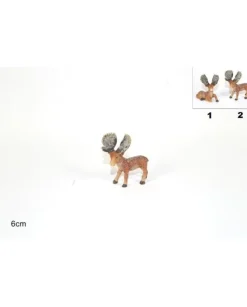 Addobbo Alce Con Ghirlanda 6Cm