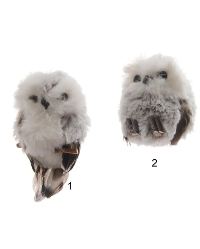 Addobbo Appendino Gufo Di Gommapiuma 6X6X8Cm 1Pz