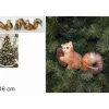 Addobbo Appendino Scoiattolo Con Pigna 16 Cm Per Albero Di Natale