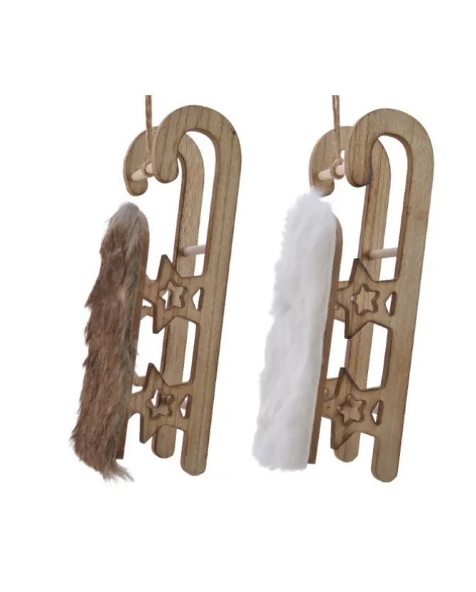 Addobbo Appendino Slitta 12X4X5,5 Cm Per Albero Di Natale