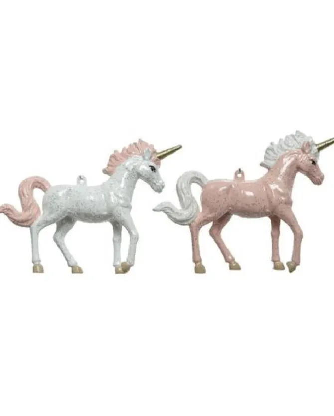 Addobbo Appendino Unicorno Per Labero Di Natale 13X4X10 Cm 1Pz