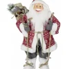 Addobbo Babbo Natale Louis 80 Cm