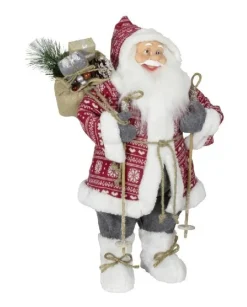 Addobbo Babbo Natale Louis 80 Cm