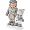 Addobbo Bambino Con Pupazzo Di Neve 31X19X4 Cm