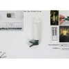 Addobbo Candela A Batteria Con Pinza E Telecomando Per Albero Di Natale 15 Pz