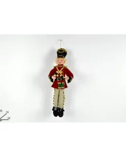 Addobbo Elfo Con Tamburo 45Cm