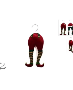 Addobbo Gambe Elfo 55Cm Per Albero Di Natale