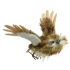 Addobbo Gufo In Poliestere Ali Aperte 27X17Cm