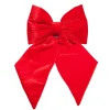 Addobbo Natalizio Fiocco Di Velluto Rosso 40X40Cm