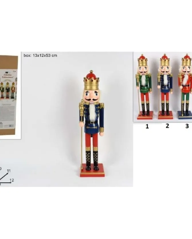 Addobbo Soldato Schiaccianoci 50Cm 3 Varianti