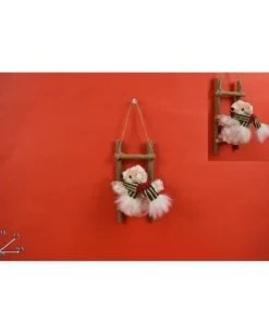 Adobbo Appendino Scoiattolo Su Scala 15X7,5X9,5 Cm