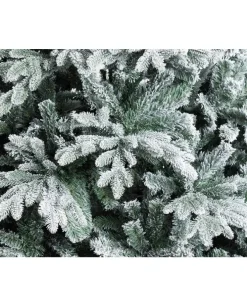 Albero Di Natale Bianco Innevato Romanov 270Cm |