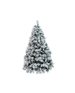 Albero Di Natale Bianco Innevato Milton 240 Cm |
