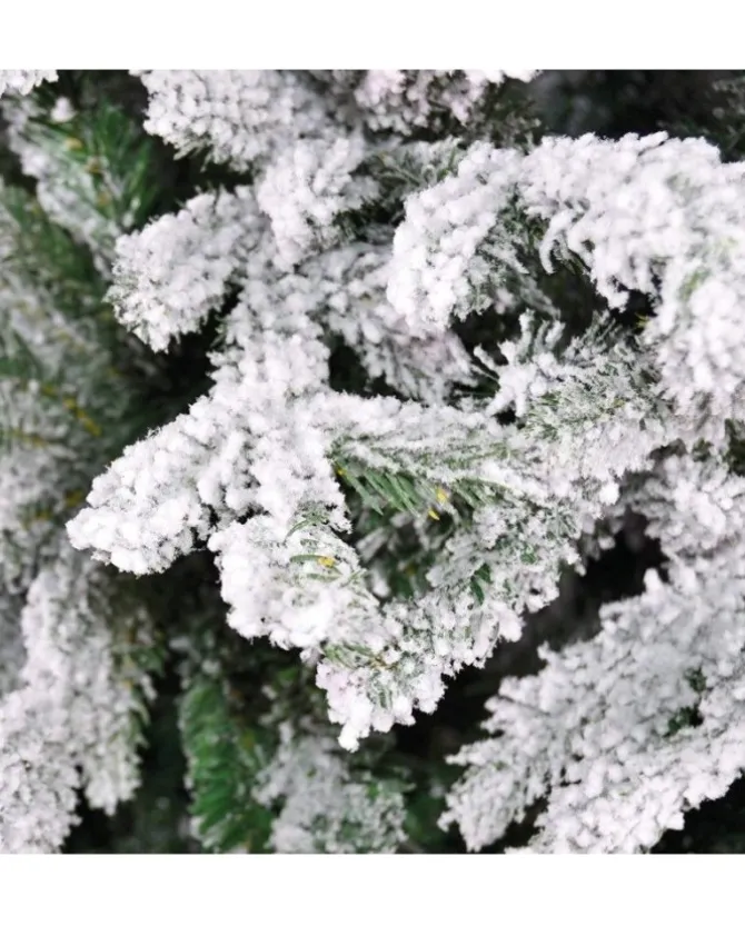 Albero Di Natale Bianco Kennedy H270 Cm Real Touch |