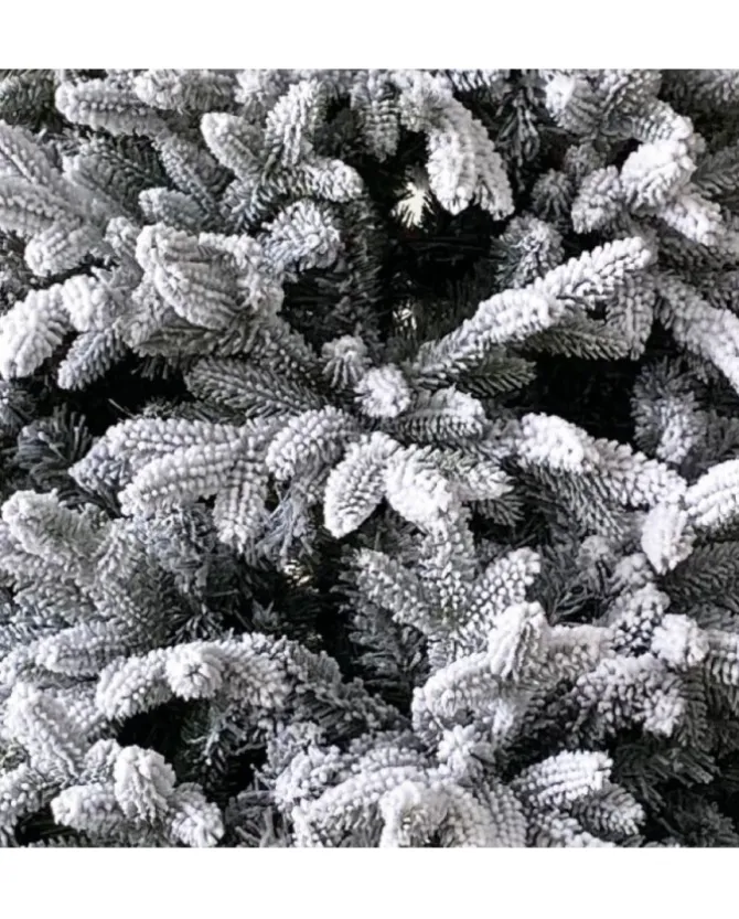 Albero Di Natale Bianco Kennedy H270 Cm Real Touch |