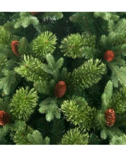 Albero Di Natale Con Pigne Byron H240 Cm Apertura A Ombrello