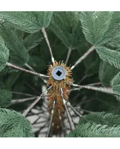 Albero Di Natale Effetto Real Touch Harrison H240 Cm Sistema Apertura A Ombrello