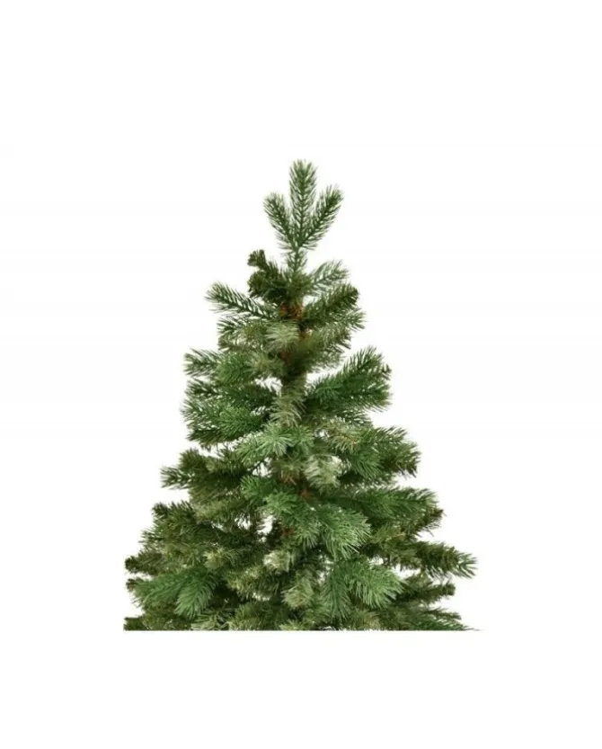 Albero Di Natale Effetto Real Touch Edward H210 Cm Sistema Apertura A Ombrello