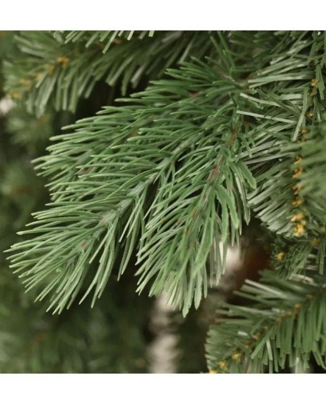 Albero Di Natale Effetto Real Touch Edward H210 Cm Sistema Apertura A Ombrello