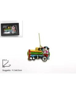 Apendino Di Vetro Locomotiva 16X5X10,5 Cm