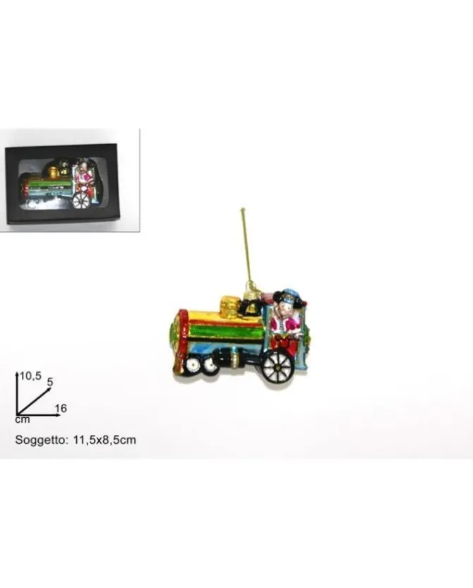 Apendino Di Vetro Locomotiva 16X5X10,5 Cm