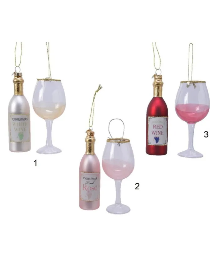 Appedino In Vetro Confezione Con Bottiglia E Calice