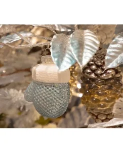 Appendino Addobbo Guanto Di Vetro 3 Colori 1Pz Per Albero Di Natale