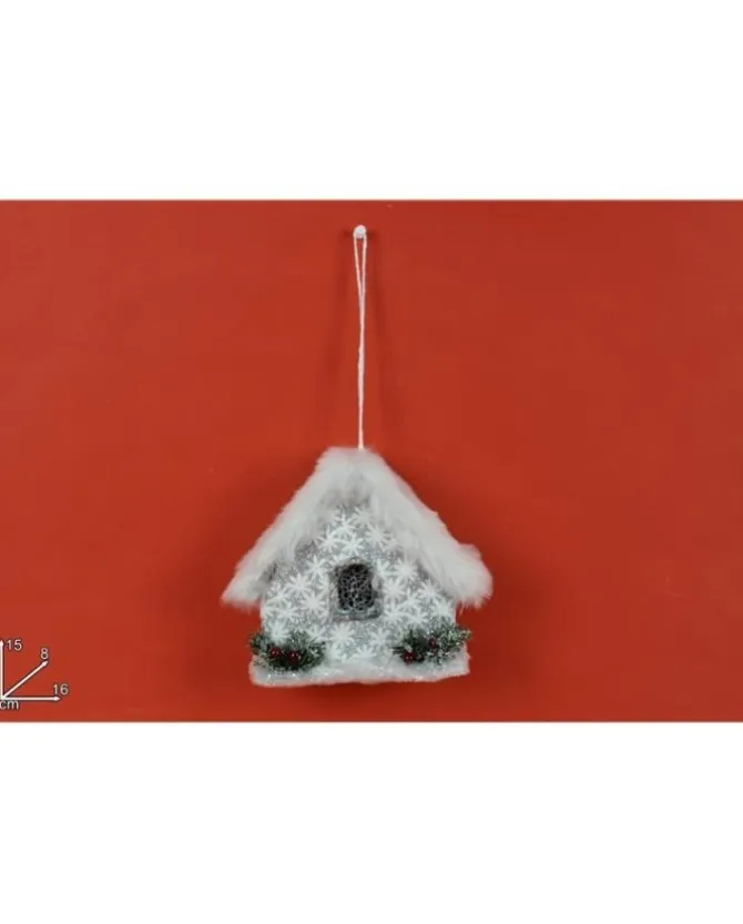 Appendino Casetta 16Cm Per Albero Di Natale 15X8X16Cm