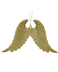 Appendino Decoro Da Albero 16 Cm Ali D'Angelo Glitterate
