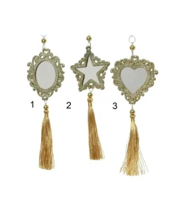 Appendino Specchi Cuore - Stella - Ovale 7X25Cm 7.5X23Cm , 8X24.5Cm