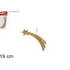 Appendino Stella Cometa 19Cm Oro Per Albero Di Natale