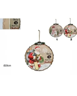 Appendino Tronco Con Calendario Avvento O29Cm