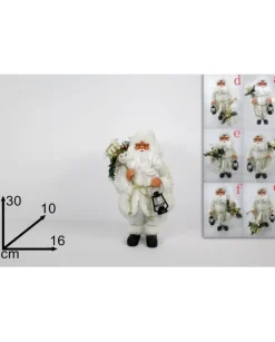 Babbo Natale 30 Cm Bianco 6 Varianti 1Pz