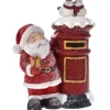 Babbo Natale Di Natale Con Mailbox 32X16 Cm