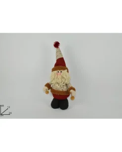 Babbo Natale Juta Con Sci 48Cm