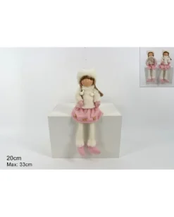 Bambola Seduta 20Cm 2Varianti 1Pz