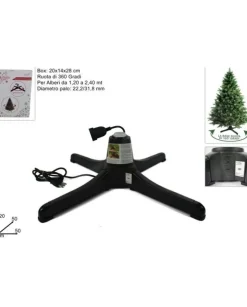 Base Rotante Per Albero Di Natale 20X50X50 Cm