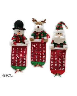 Calendario Dell Avvento In Stoffa In Tre Versioni