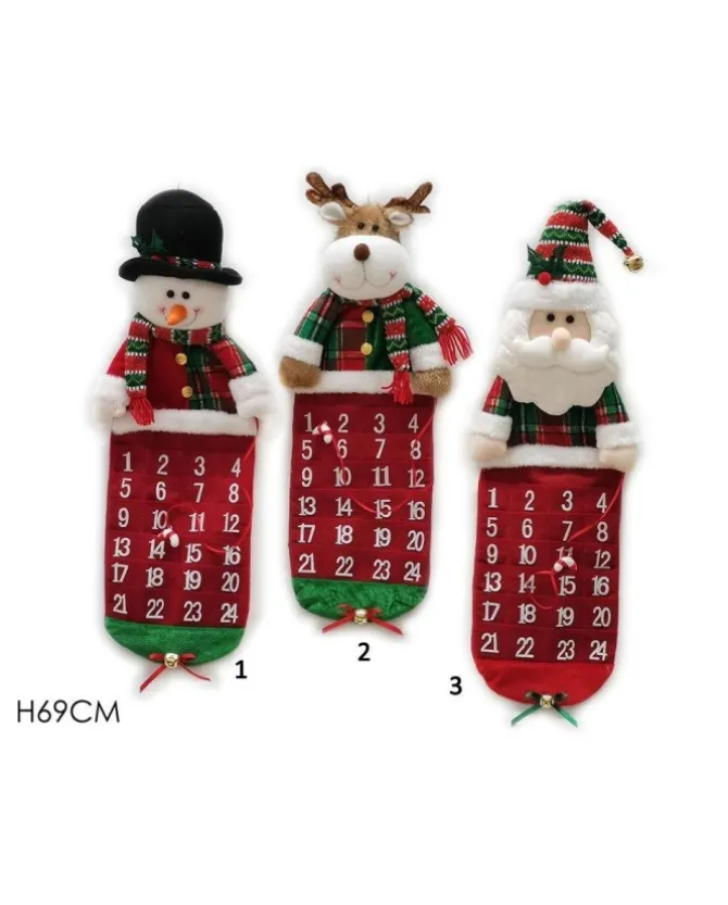 Calendario Dell Avvento In Stoffa In Tre Versioni