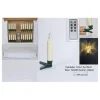 Candela A Batteria Con Pinzetta Per Albero Di Natale 3.5X1.5X10Cm 20Pz