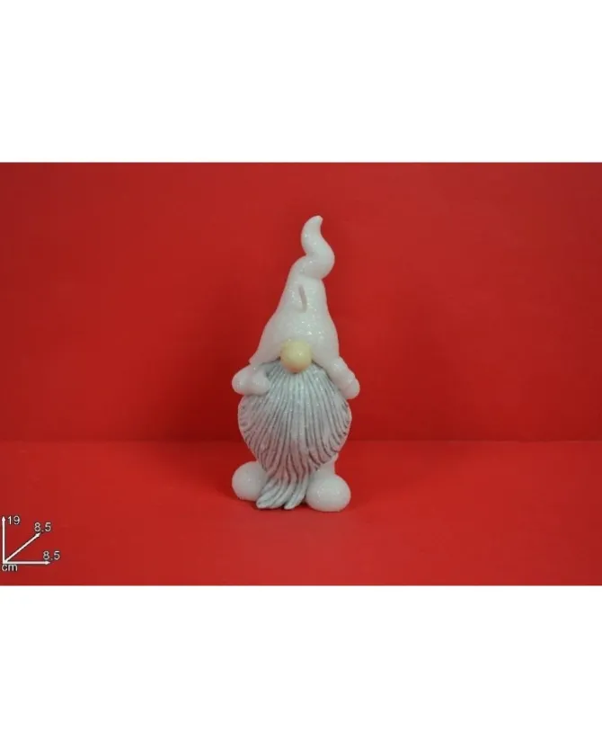 Candela Di Natale Gnomo 19Cm