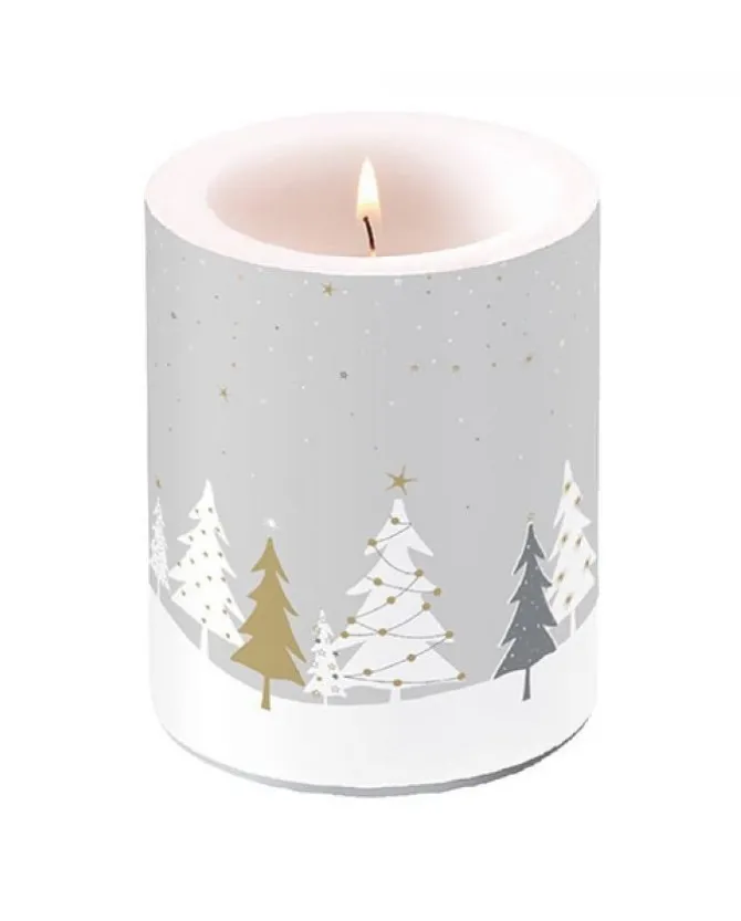Candela Natalizia Disegno Alberi