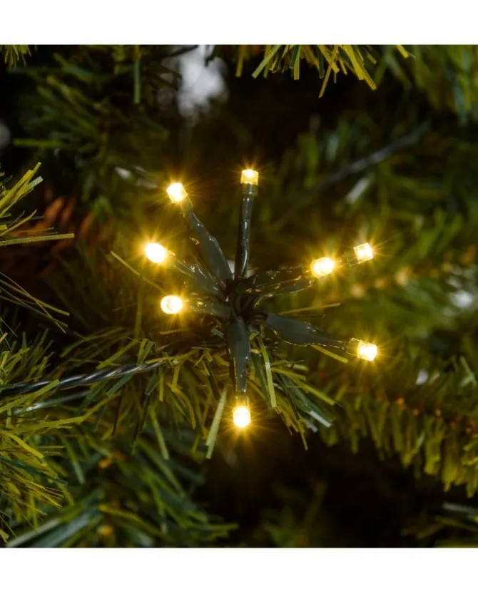 Catena Bunch Gx8 40 Gruppi Da 8 Led Bianco Caldo 4+16M