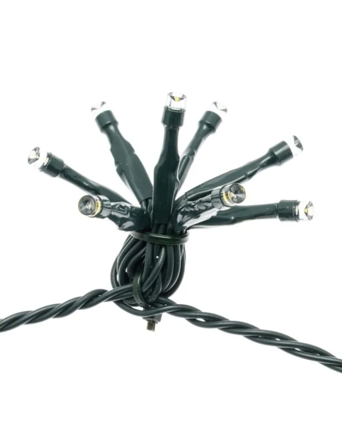 Catena Bunch Gx8 40 Gruppi Da 8 Led Bianco Caldo 4+16M