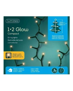 Catena Luci 700 Led Luce Bianco Caldo Per Albero Di Natale 210Cm