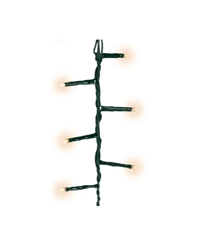 Catena Luci 700 Led Luce Bianco Caldo Per Albero Di Natale 210Cm