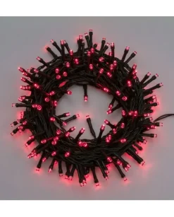 Catena Luci 320 Led Per Albero Di Natale 320 Led Rosso Con Controller
