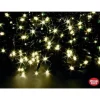 Catena Luci 96 Led Super Strobo Bianco Caldo 10Mt Per Albero Di Natale