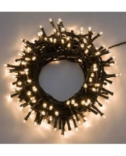 Catena Luci Bianco Caldo 500 Led 20 Mt Per Albero Di Natale